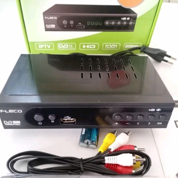 COD Set Top Box Fleco DVB T2 HD Digital Antena UHF