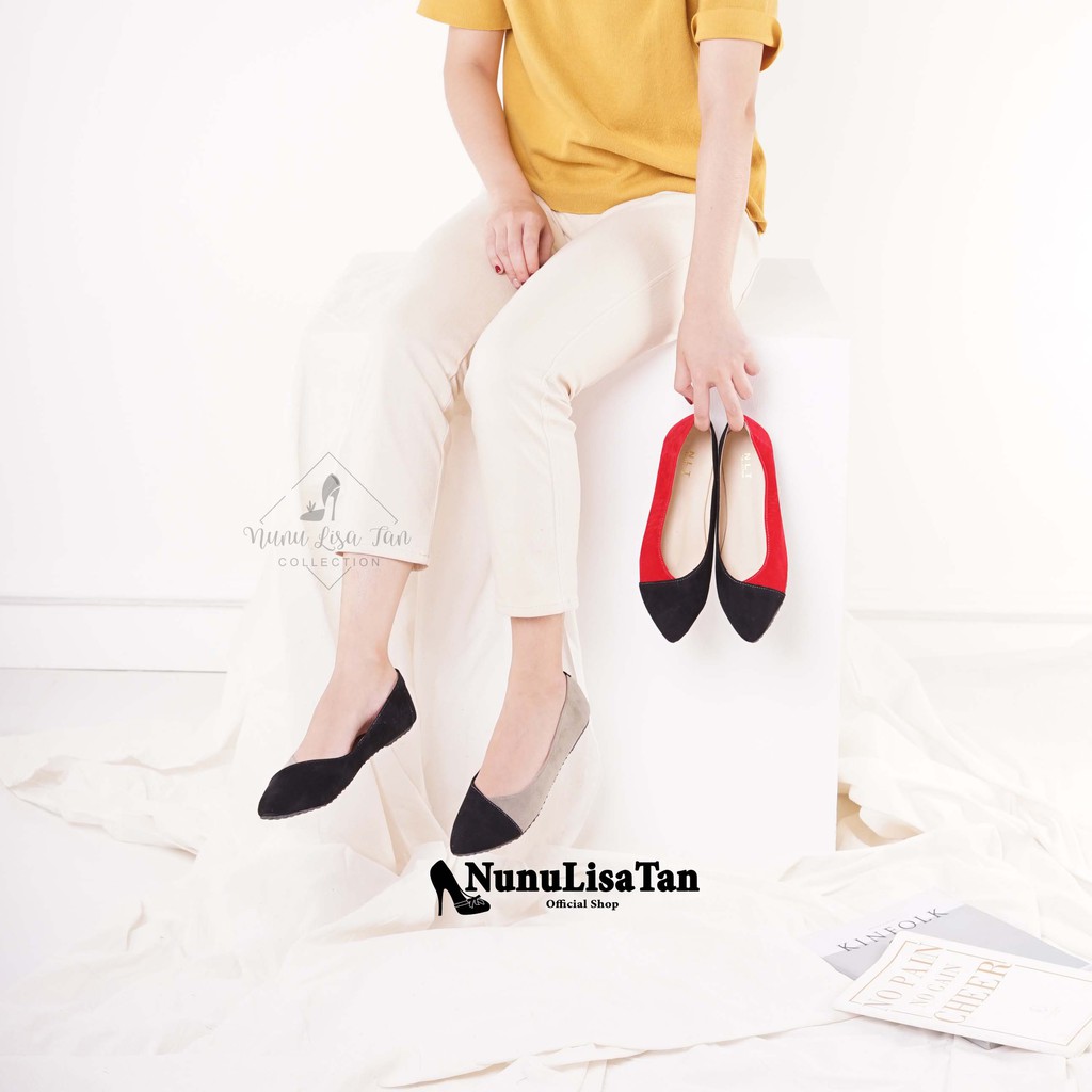 COD Diskon Aneka Flat shoes Balet Sepatu teplek wanita