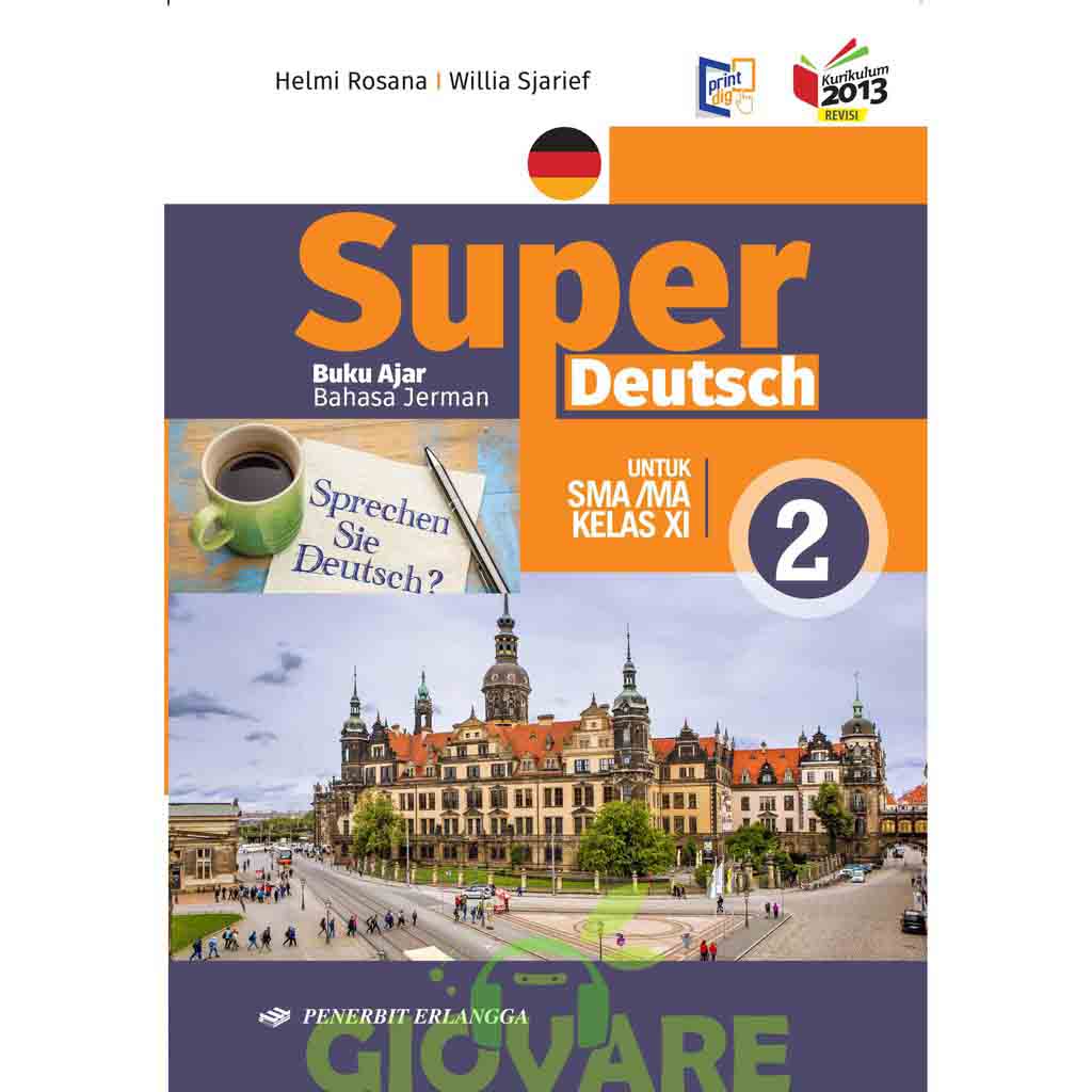 BUKU SUPER DEUTSCH KELAS 11 ERLANGGA | BUKU BAHASA JERMAN KELAS 11 KURIKULUM 2013 REVISI