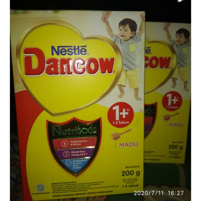 Dancow 1+ madu 200 gram - susu Dancow madu 1-3 tahun