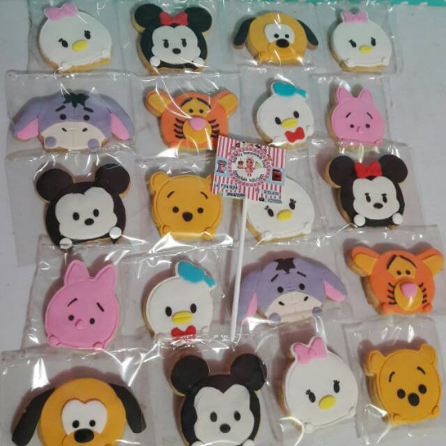 

Cookies hias fondant caracter tsumtsum