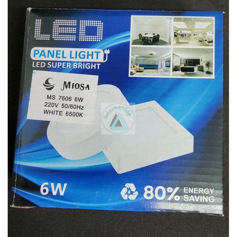 Lampu Panel OB 6 Watt / MS-7606 6Watt Kotak