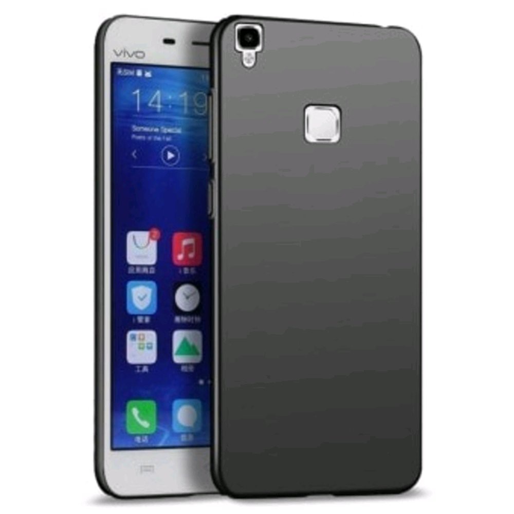 Case Vivo V3 Softcase Baby Skin V 3 Casing Cover Vivo V3 - Hitam