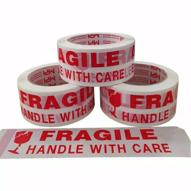 

ISOLASI LAKBAN FRAGILE PUTIH TERATAI 2 INCH 90 YARD HANDLE WITH CARE