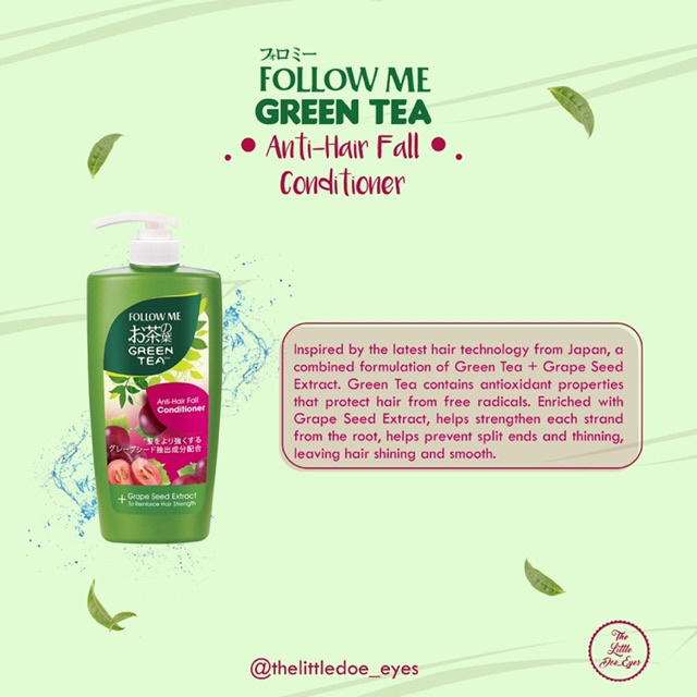 [READY] Follow Me Green Tea Anti Hair Fall Conditioner exp 05/2024