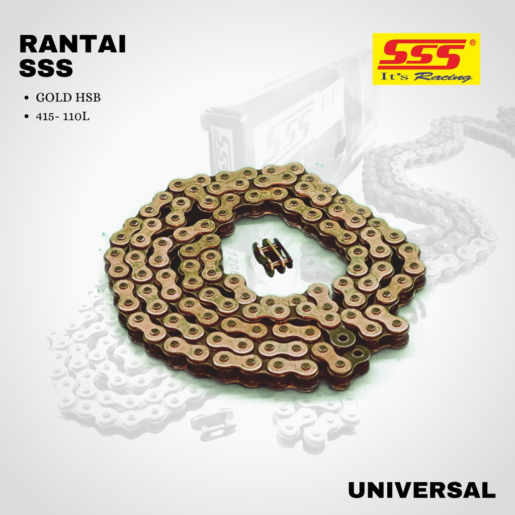 Rantai sss 415 110L HSB Gold outer plate