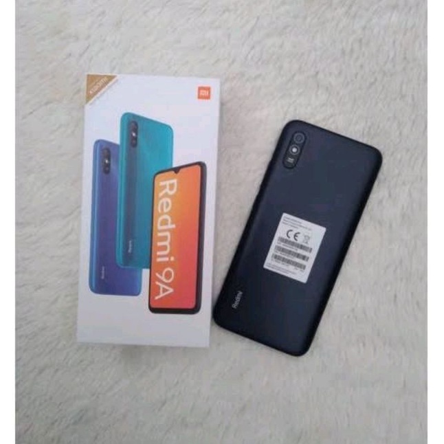 GARANSI RESMI Xiaomi Redmi 9a Ram 2/32 GB Fullset Lengkap Segel Normal Tanpa Minus (Lecet Pakai Bias