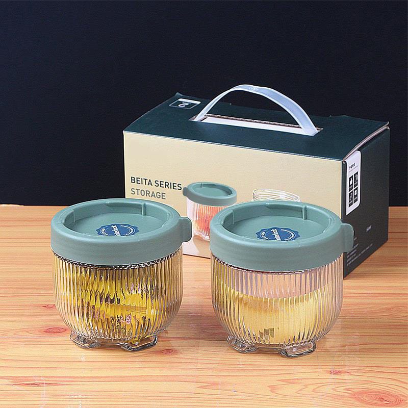 COD BL-6 Toples Beranak Kedap Udara Kotak Snack Kedap Udara Penyimpanan Bening Makanan Food Jar Container Toples Kotak Snack Kedap Udara Penyimpanan Bening Cereal Kontainer Makanan Food Storage Jar Container Sutera99