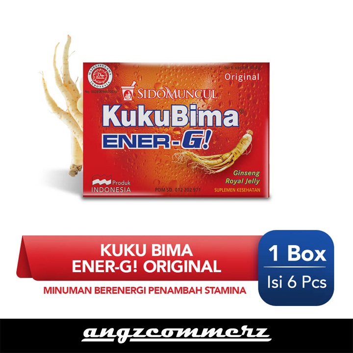 

SIDOMUNCUL Kuku Bima Ener G Original 6 sachet