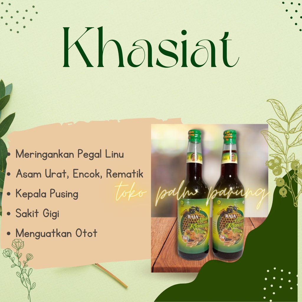 Jamu Pegal Linu Asam Urat Cap Raja Madu Klanceng Plus 600ML Minuman Tradisional Alami Meredakan Encok Melegakan Sesak Nafas Menghilangkan Sakit Gigi Menambah Energi Pekerja Berat Dan Sopir Kemasan 600ml