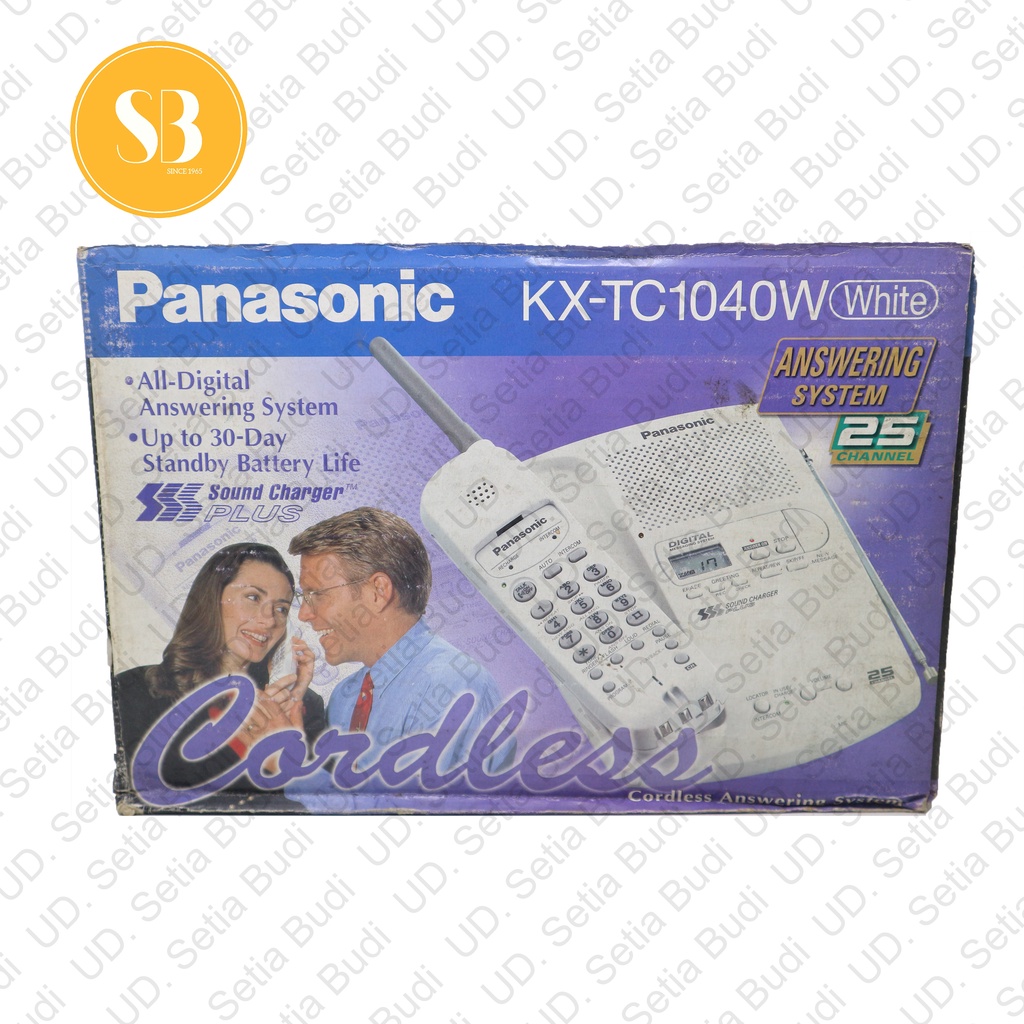 Telepon Wireless Cordless Panasonic KX-TC1040W TC 1040 Baru dan Murah