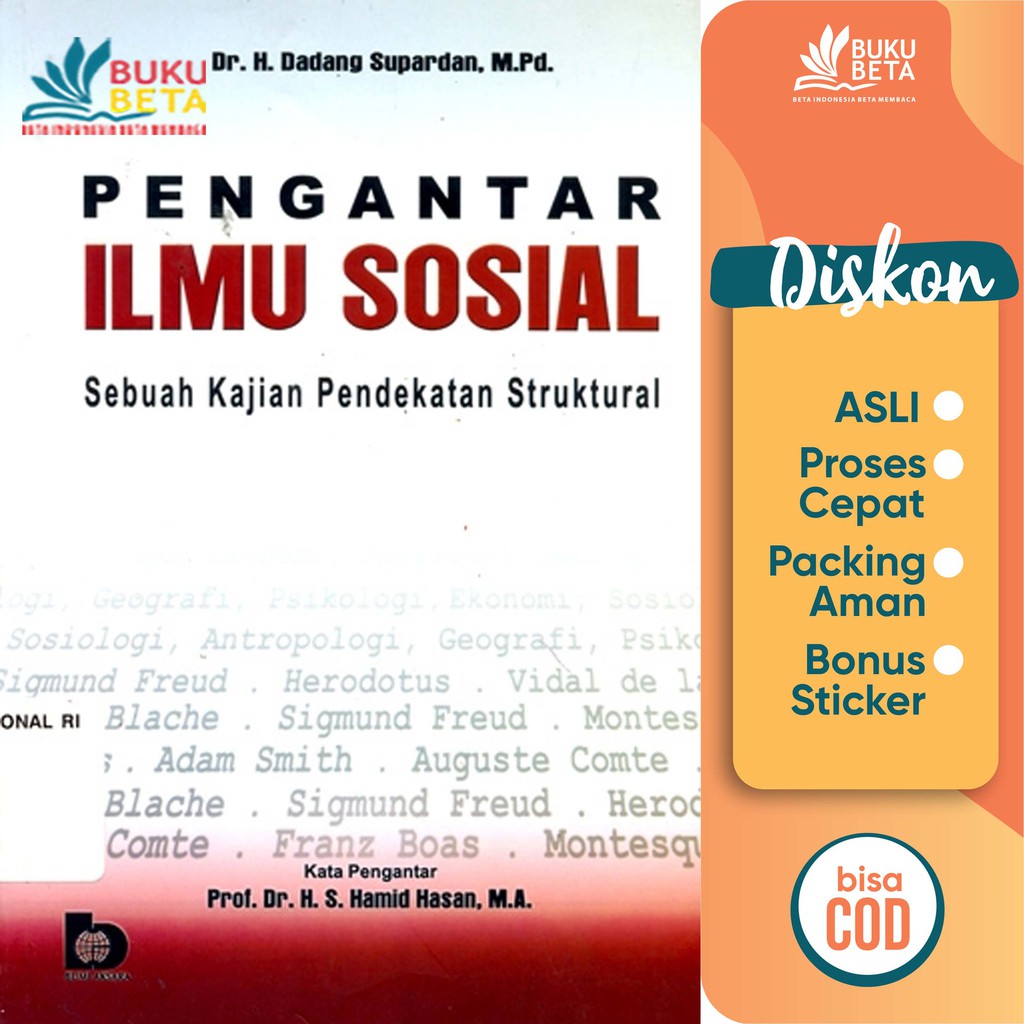 Pengantar Ilmu Sosial, Kajian Pendekatan Struktural - Dadang Supardan