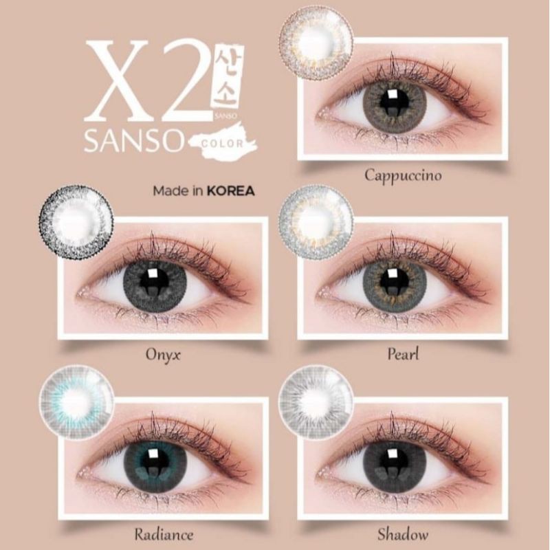 Softlens warna X2 sanso 55% water