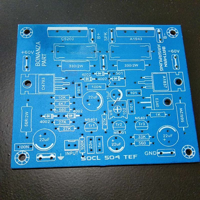 Pcb socl 504 amplifier board pcb SOCL 504