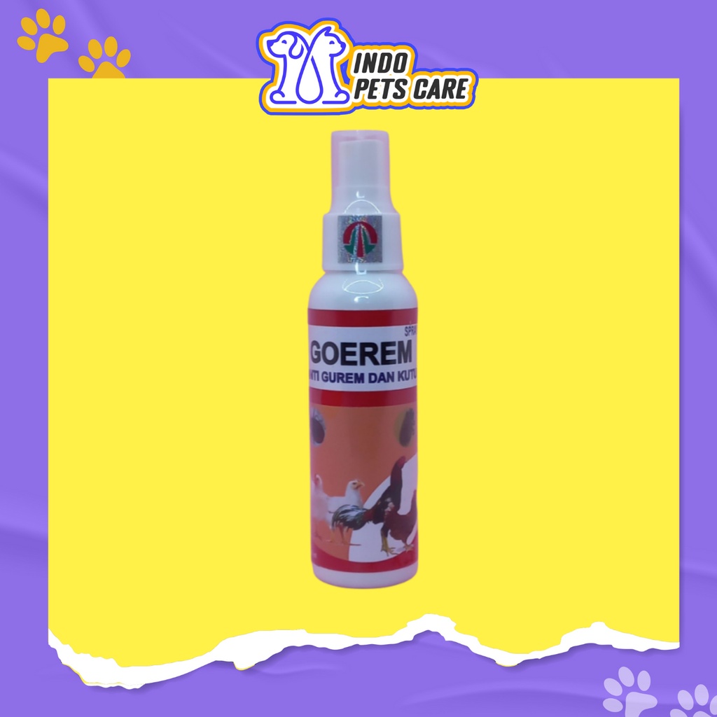 OBAT SEMPROT MEMBASMI GUREM AYAM UNGGAS BEBEK - GOEREM AYAM SPRAY 120ML ORIGINAL - CEGAH EKTOPARASIT