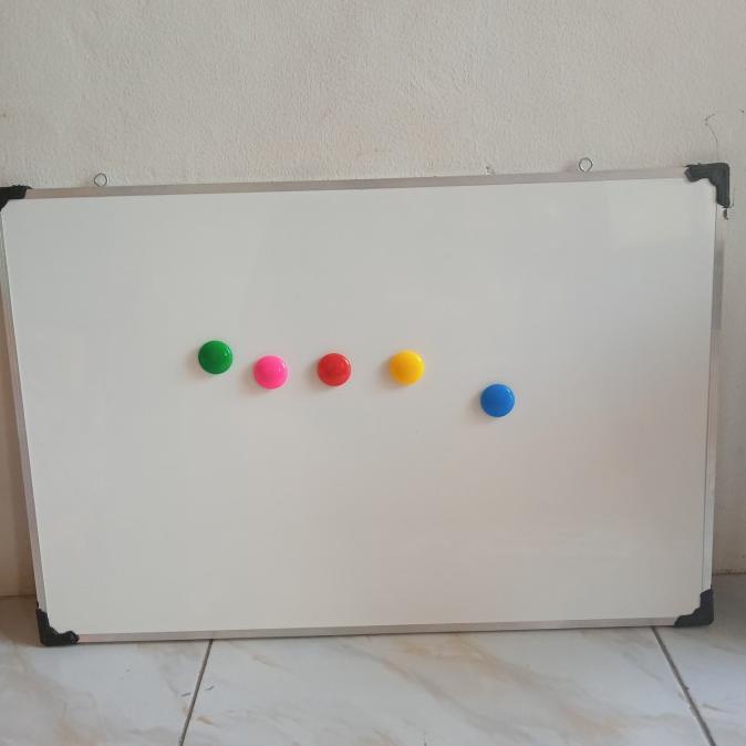 

%$%$%$%$] grosir papan tulis whiteboard magnetic 2 sisi 80 x 60 cm