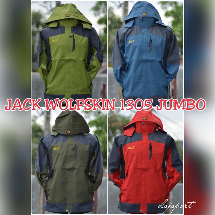 JACK WOLFSKIN BIG SIZE JUMBO WATERPROOF PREMIUM JAKET GUNUNG