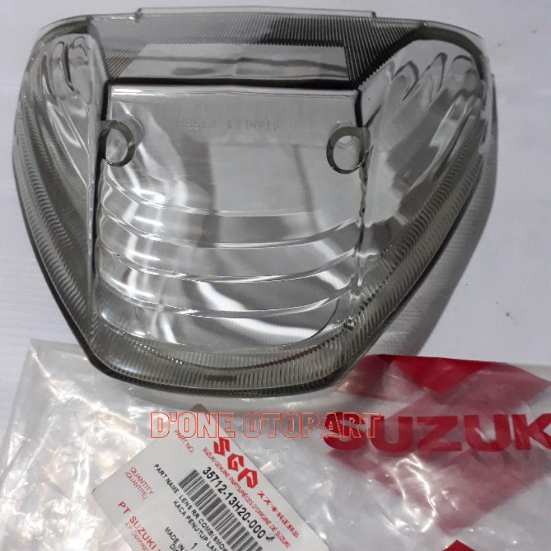 Kaca mika lampu stop Skywave 125 NR smoke original SGP

