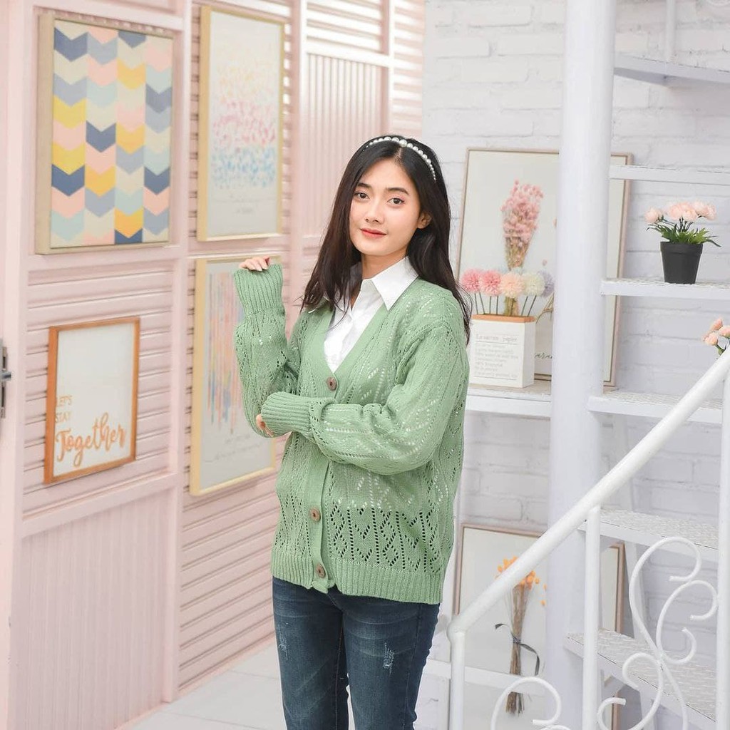 Nara Grosir - Una Outer l Sweater Polos l Sweater Pria dan Wanita