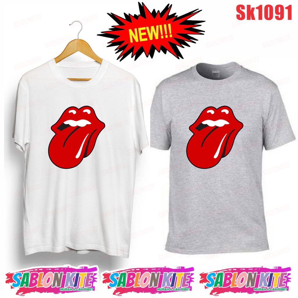 MURAH!!! KAOS TAY TAWAN ROLLING SK1091 UNISEX COMBED 30S