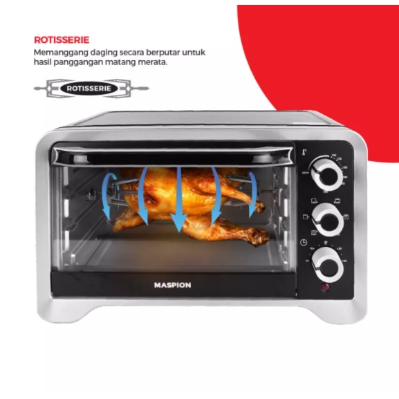 MASPION OVEN TOASTER MOT-2001 BS (20 L)