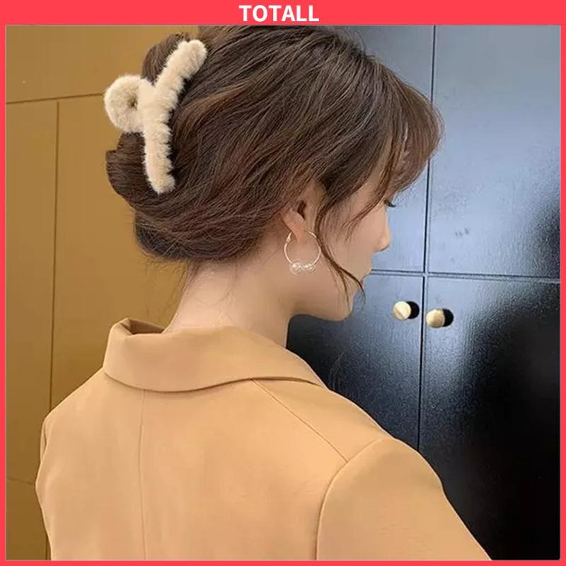 COD Musim Dingin Korea Jepit Rambut Rambut Klip Aksesori Rambut untuk Wanita Wanita Fashion Aksesoris-Totall