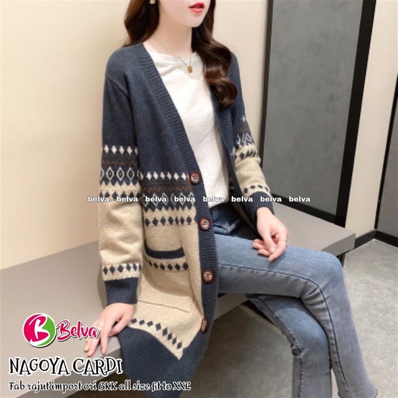 Nagoya cardi - Kardigan rajut - knitwear Trendy bestseller by Belva