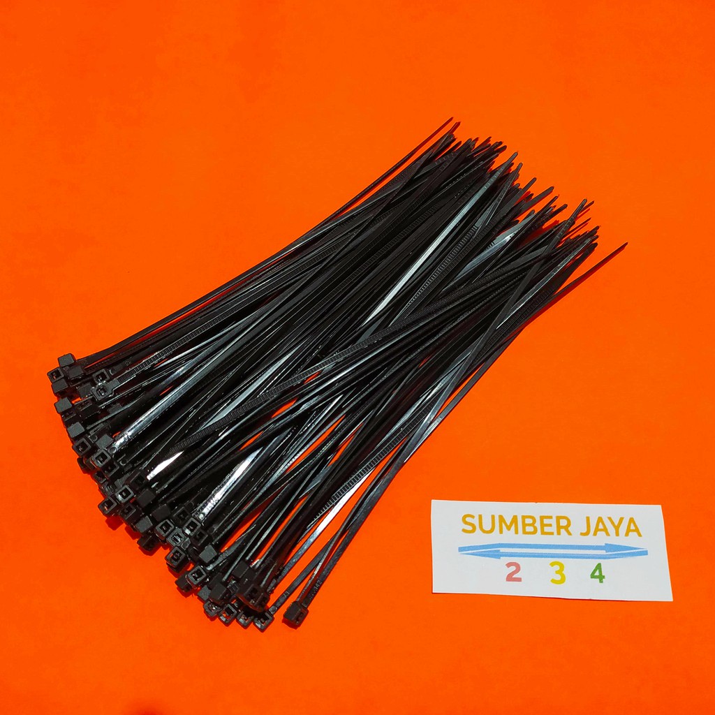 Kabel Ties 15 CM HITAM isi 100 PCS 3 X 150 TERMURAH