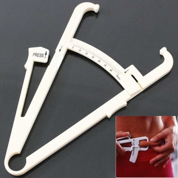 Body Fat Caliper Tester Fitness Analyzer Measure Charts -AK21