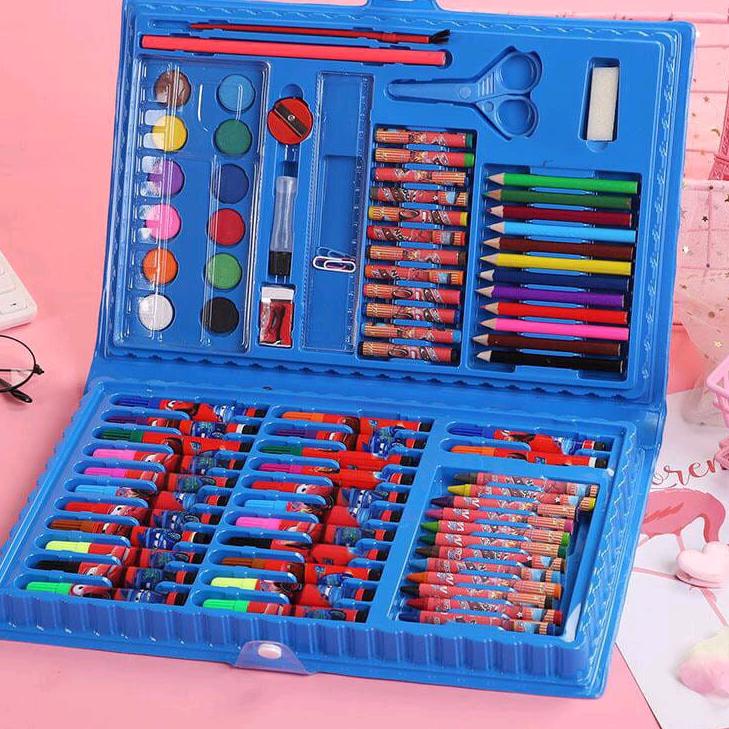 

fa✢Diskon Crayon Anak Lengkap dengan Pensil Warna dan Cat Air 86pcs 1 Set Cryon Q46 ➾