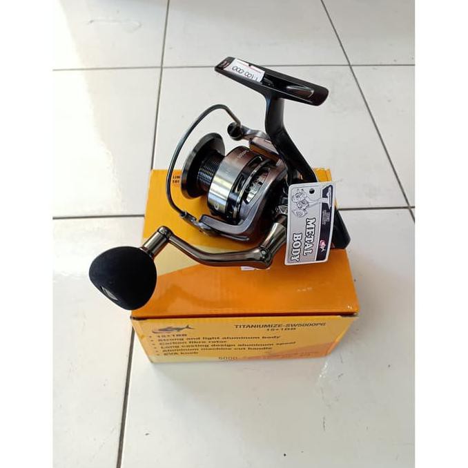 Reel Kuat Gtech Titaniumize SW5000PG Max Drag 30kg