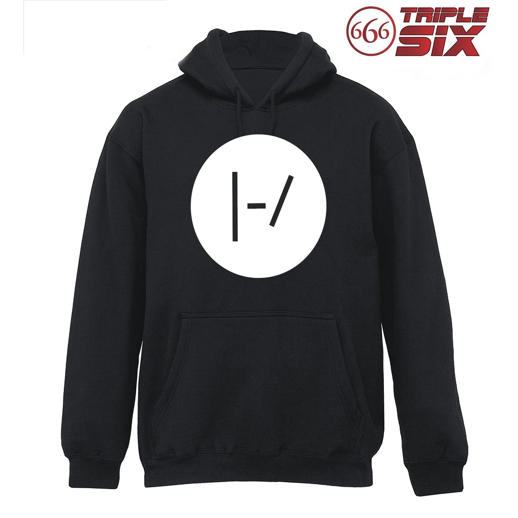 TRIPLESIX - Jaket Hoodie - twenty one pilots - BLACK