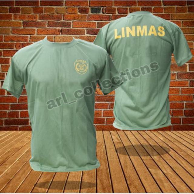 Kaos pendek LINMAS/kaos oblong hansip/kaos daleman PDL lapangan linmas