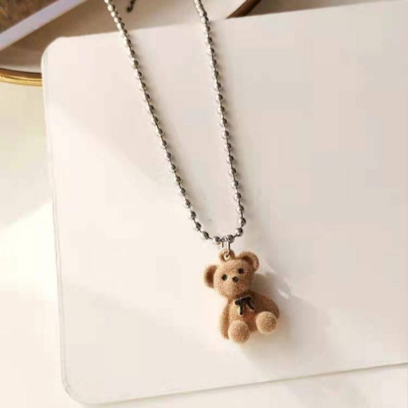 IFYOU [ Cute Pendant Necklace Sweater Chain Necklaces ][ Elegant Clavicle Necklace ]