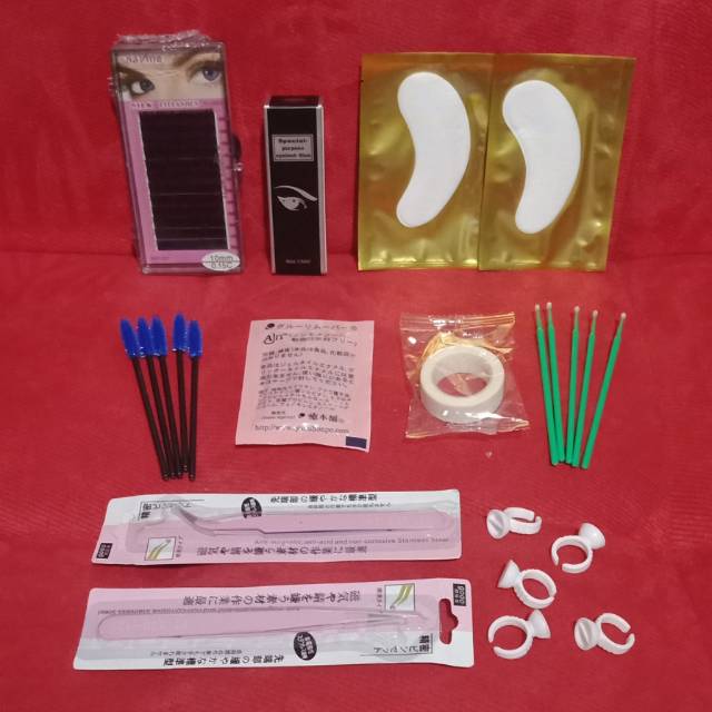 Ready jogja Paket Stars Eyelash extension Extensions bulu mata ekstensi tanam set alat perlengkapan