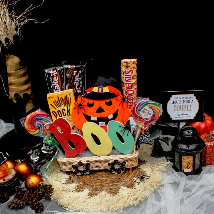 

dekorasi hiasan meja hampers halloween party decoration 5