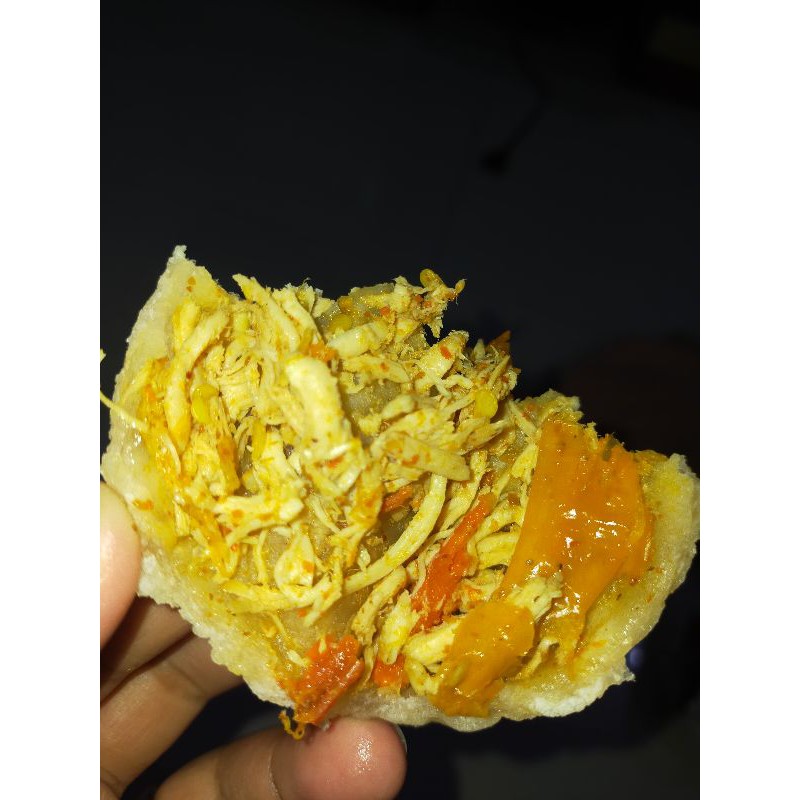 

Cireng mercon ayam suwir