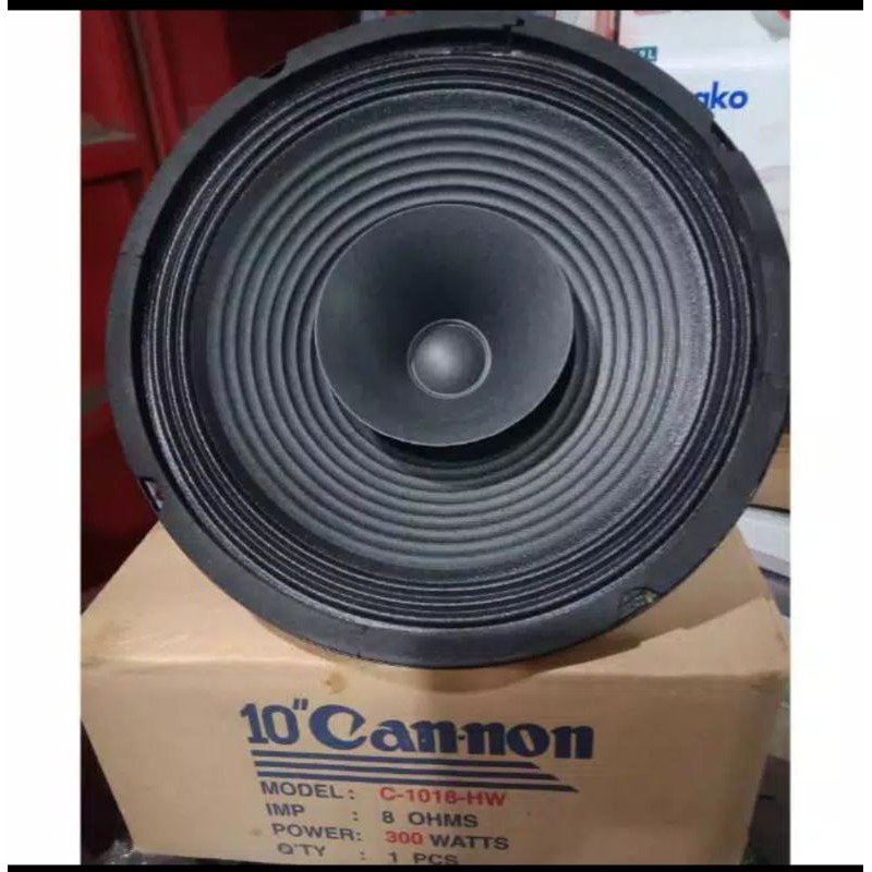 Speaker Cannon 10 inch Speaker Canon 10inch Full Range 300 watt