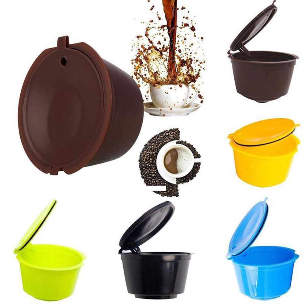 6 Colors Refillable Coffee Capsule Cup Reusable Filter For Dolce Gusto Nescafe