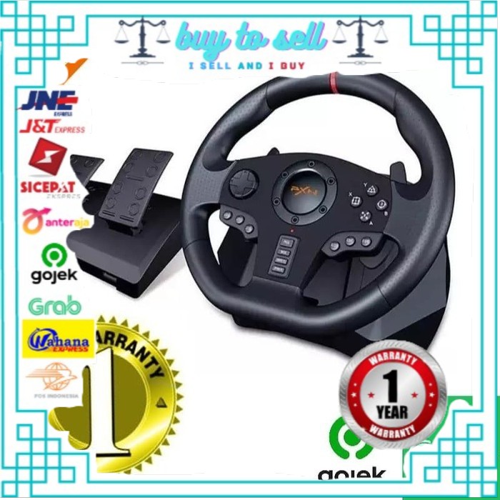 PXN V900 PC Racing Wheel Race Steering Wheel with Pedals