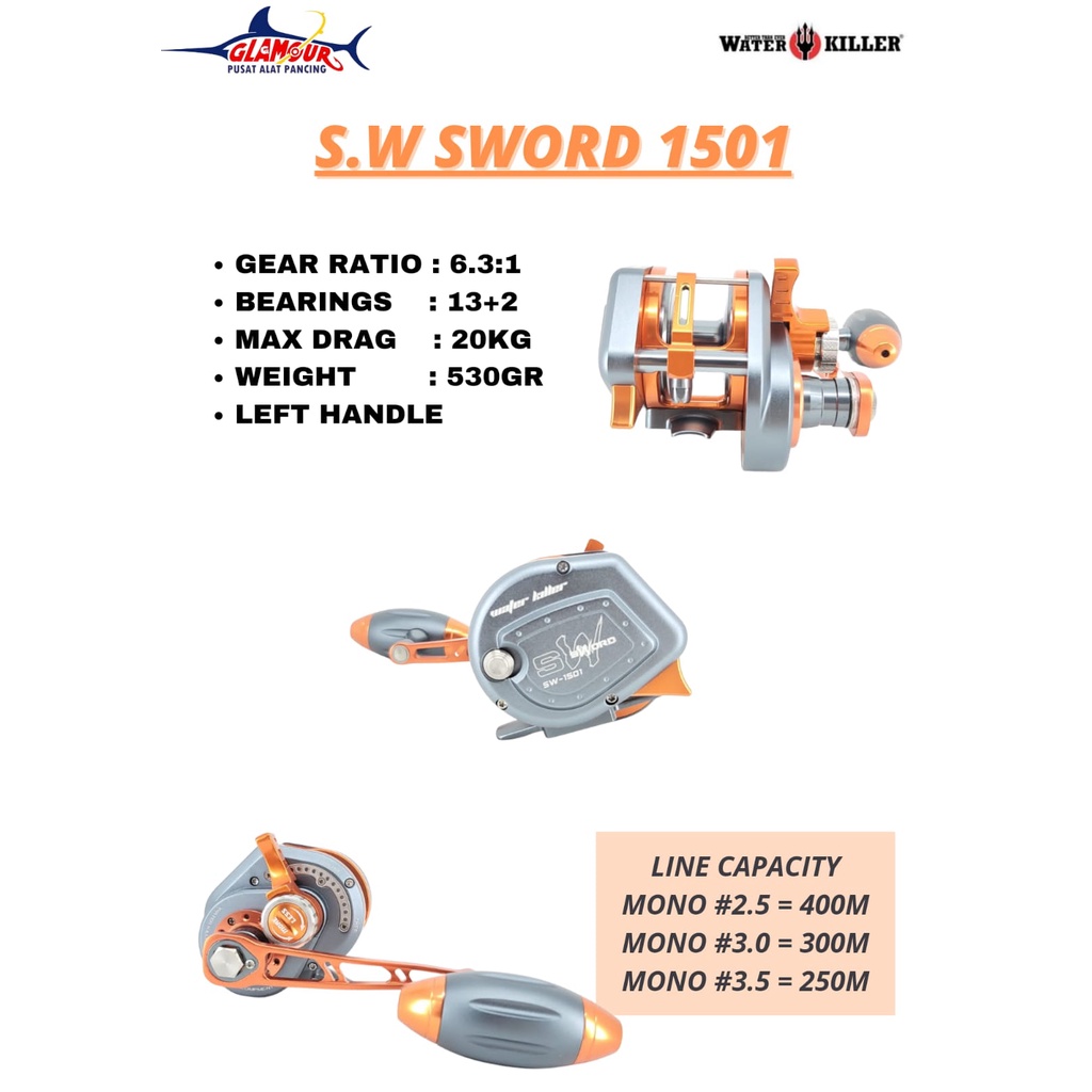 REEL WATER KILLER S.W SWORD 1501 / WATER KILLER