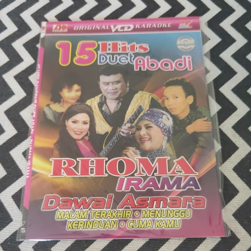 VCD KARAOKE ORIGINAL 15 HITS DUET ABADI RHOMA IRAMA