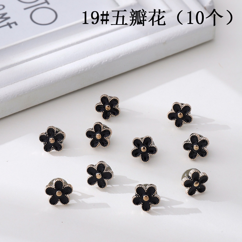 【COD Tangding】【COD Tangding】10pcs / set Bros Pin Mutiara Untuk Aksesoris Pakaian Wanita