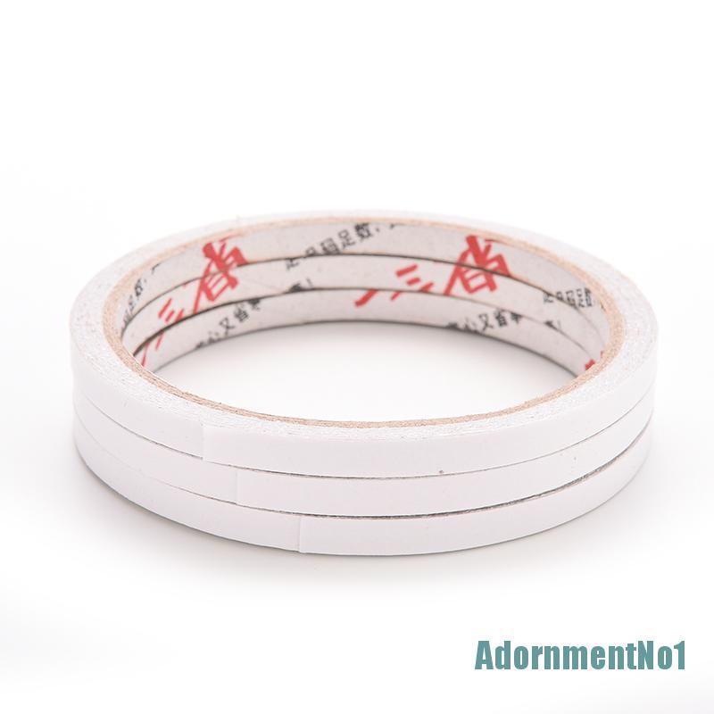 (AdornmentNo1) 1 Rol Stiker Double Tape Kuat Ukuran 6mm Untuk Kantor