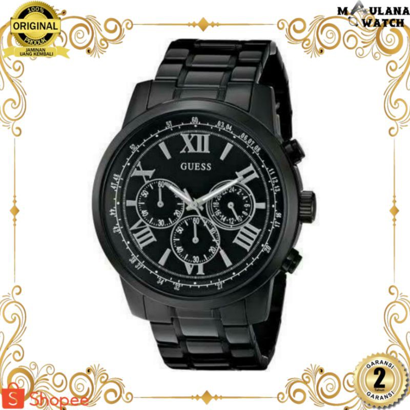 JAM TANGAN PRIA WANITA | RANTAI | KULIT | KARET | MURAH | PRIA ORIGINAL [ GUESS W0379G2] PAPER BAG