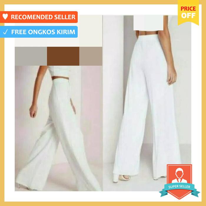 Kulot Putih Panjang /Celana Kulot Panjang Murah