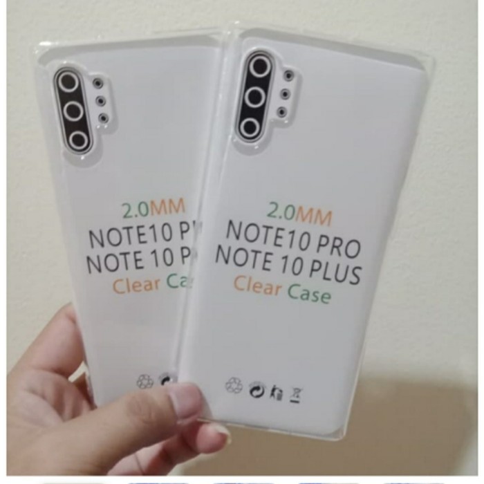 C/C- Softcase Clear Case Sillikon Kondom Casing Bening Samsung Note 10 Plus
