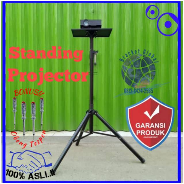 Bracket Standing Projector Tinggi Adjustable hingga 2 meter  Super Premium Quality