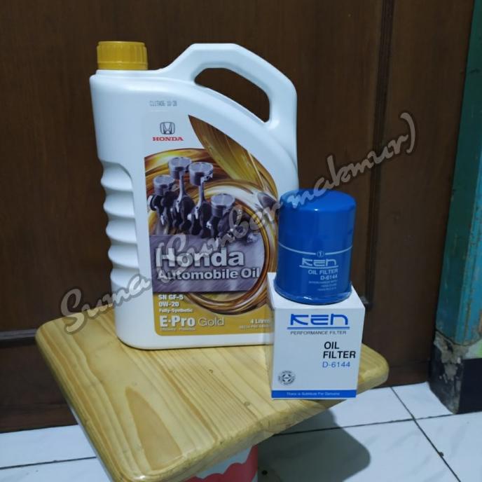 oli honda epro gold + filter oli honda brio, mobilio, brv, hrv, jazz