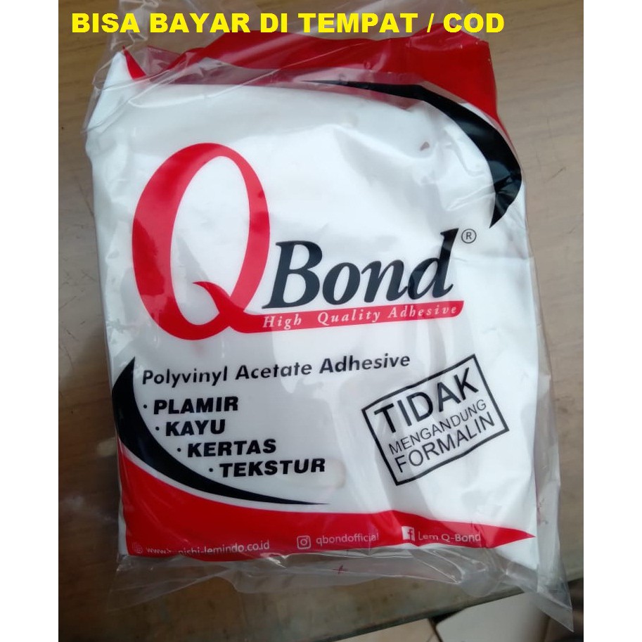 

LEM PUTIH PVAC Q-BOND HQ 203 ( KAYU / TRIPLEK / STYROFOAM ) 350 gram